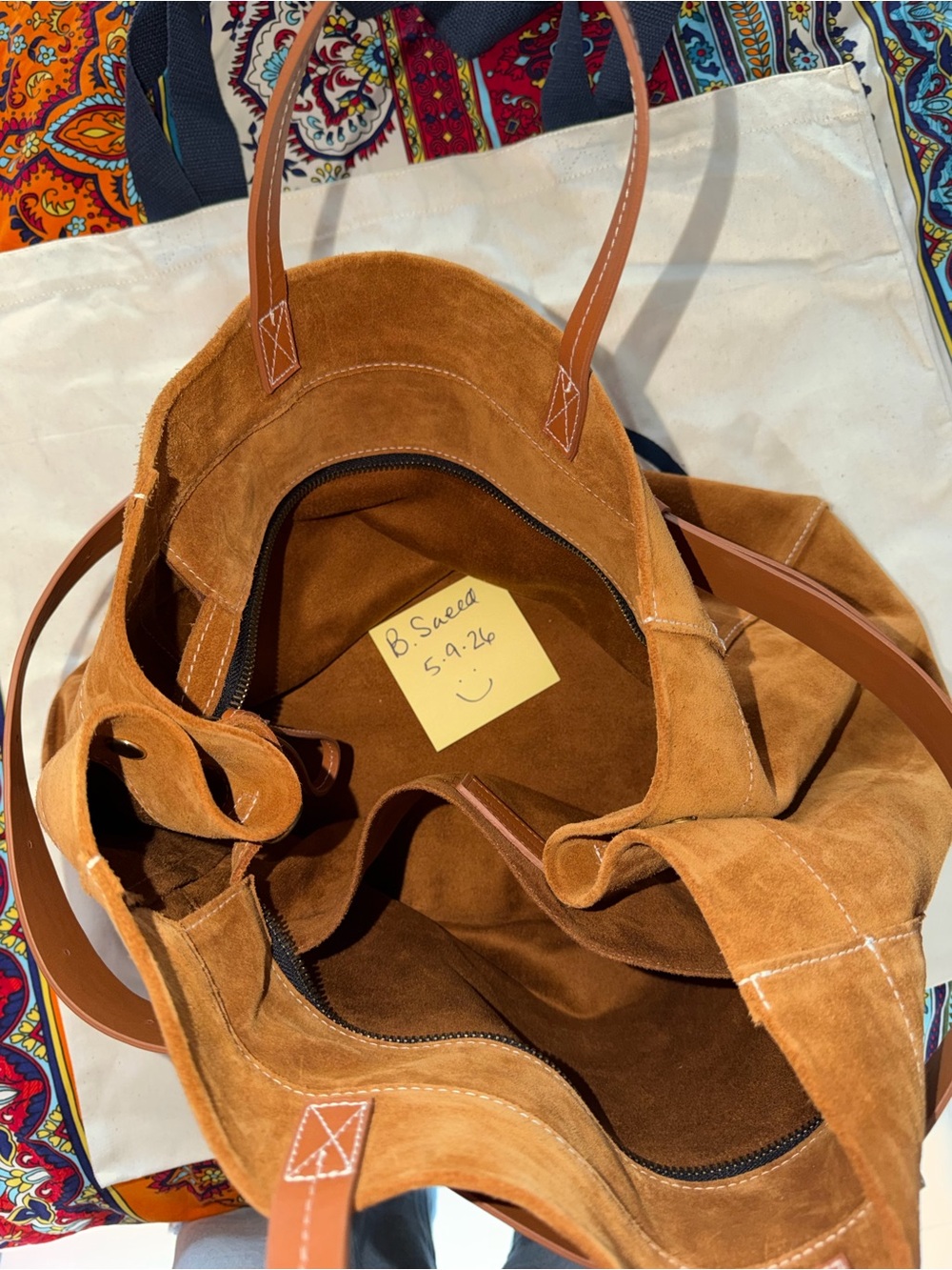 Parker Thatch Caramel Suede Belted Mimi Excellent used condition - Picture 5 of 14